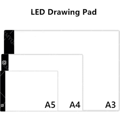 Diamond Painting A3 A4 A5 LED Light Pad with Stands 5d Diamond Art Accessories Light Board USB Powered Adjustable Brightness