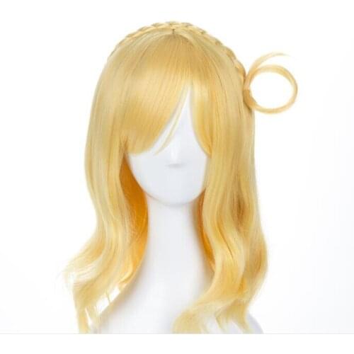 Anime lovelive Sunshine Mari Ohara peluca Cosplay amor Live aqours mujeres Pelo sintetico Halloween party role play pelucas A384