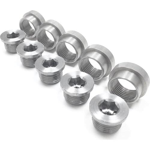 Car O2 Oxygen Sensor Stepped Weld Expander with Plug M18 x 1.5 Oxygen Air Fuel Ratio Meter