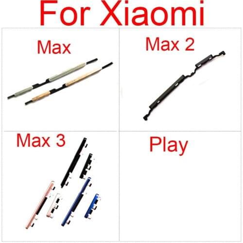 Volume + Power Side Buttons For xiaomi Mi Max Prime Power Volume Control Switch Side Keypad Cell Phone Replacement Repair