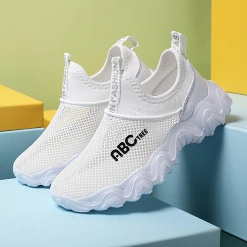 Kids Summer Running Sneakers Breathable Lightweight Children Shoes Non-slip Casual Boys Shoes Walking Sport Girls Zapatillas