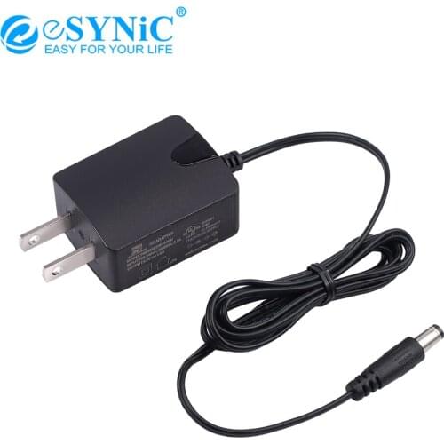ESYNiC Power Supply Adapter AC Power Adapter 5V 1A Transformers Wall Charger 1.5m DC Cable 5.5mm Plug For HDMI Splitter DAC