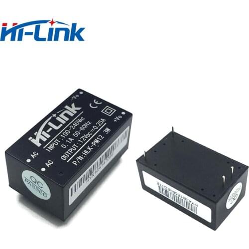 Hi-Link Original New Style AC DC Power Supply Module 220V to 12V 0.25A HLK-PM12