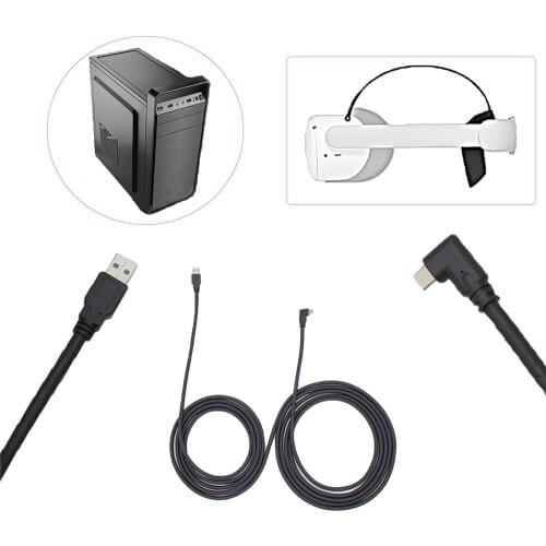 5m High Speed Data Transfer Cable Wire Connector for Oculus Quest 2 VR Headset Accessories