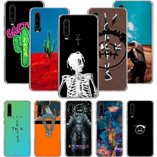 Cactus Jack travis scott hiphop Phone Case for Huawei P20 P30 P40 P Smart Z + P10 Mate 30 10 20 Lite Pro Silicone Shell Coque Co