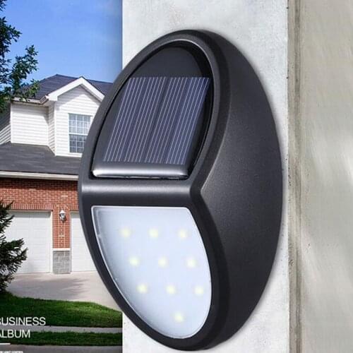 Solar Led Garden Light Outdoors 10 LED Solar Wall Light Villa Outdoor Waterproof Lighting Small Wall Lamp For Garden Decoration