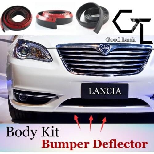 Car Body Modification Parts / Bumper Front Lip / Anti-Scratch / Fashion Style For LANCIA / Bumper Lip / High Quality