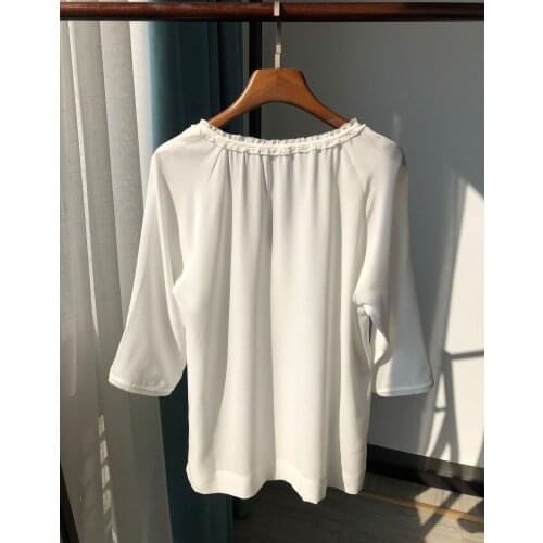 Women Shirt Silk Shirt Sleeve