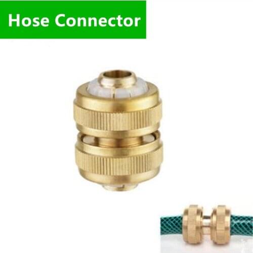 1/2" 3/4" Brass Joiner Hose Fitting Connector Joiners & Repairers Hose End Fittings Watering Accessories Garden Irrigation X107