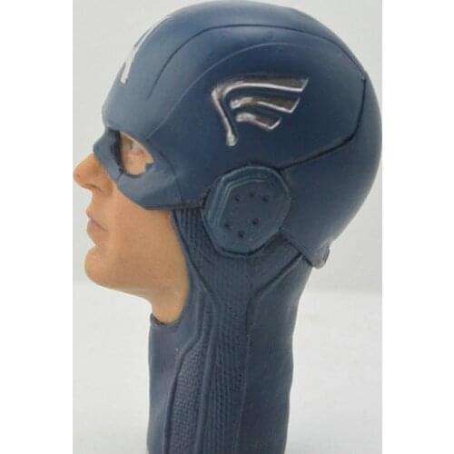1/6 Scale Steve Rogers Captain Winter Soldier Chris Evans Mask Helmet Head Sculpt Headplay f HT 12" Action Figure Body