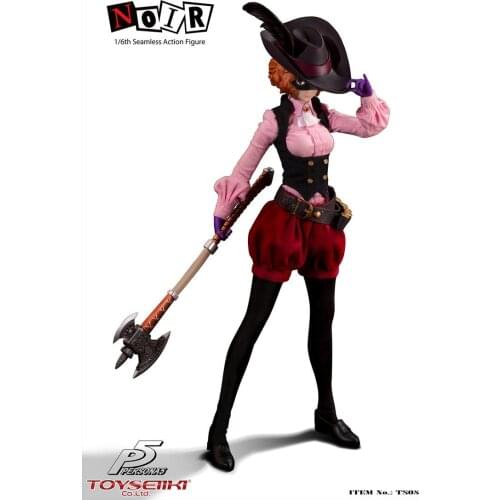 1/6 Scale Collectible 5 NOIR Seamless Female Action PERSONA TS08 Figure Model for Fans Gifts In Stock