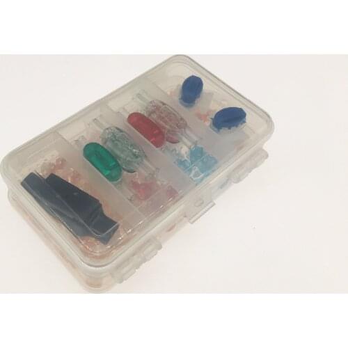 127pcs 10 in 1 UY/UY2/UR/UR2/UB/UG/U1B/U1R/UDW2/314 telecommunication cable connector double side wire splice fast connector kit