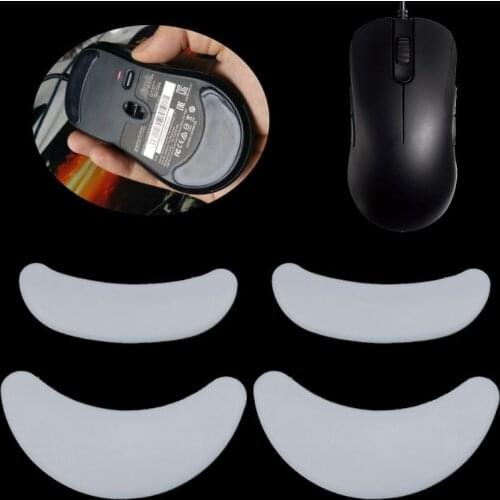 2 Sets/pack Tiger Gaming Mouse Feet Mouse Skate For ZOWIE ZA13 White Mouse Glides Curve Edge