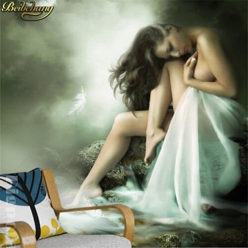 Beibehang European Naked women 3d wallpaper papel de parede 3d wall mural papel de parede photo of wall paper Home Decoration