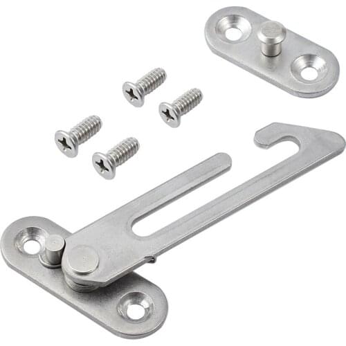 4Pcs/set UPVC Window Restrictor Child Stainless Steel Security Lock Safety Replacement Catch Door Ventilator Screw Right/Left