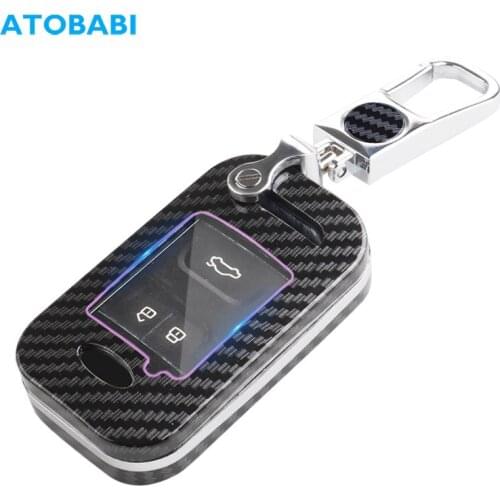 ABS Car Key Case For Chery Tiggo 8 4 5X 7 2019 2020 3 Buttons Keychain Holder Smart Keyless Remote Control Fobs Protector Cover