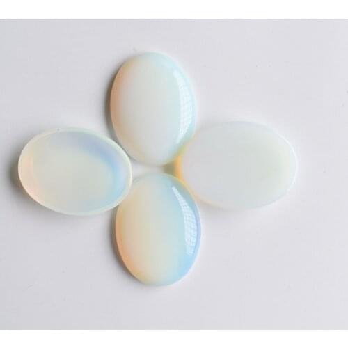 Wholesale 6pcs/lot good quality opal stone Oval CAB CABOCHON 30x40mm charms beads for Diy jewelry making free shipping