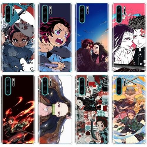 Kimetsu No Yaiba Phone Case For Huawei P40 P30 P20 P10 Mate 20 30 10 P Smart Z + Plus Lite Pro Fashion Cover Coque Capa
