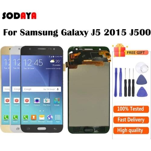 TFT For Samsung Galaxy J5 2015 Display J500 LCD Display + Touch Screen Digitizer Assembly Free Shipping