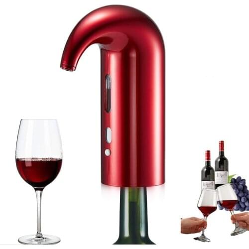 Electric Wine Aerator USB One-Touch Pourer Automatic Red Wine Dispenser Decanter Kitchen Tools Bar Accessories US Dropshipping