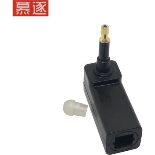 Für Toslink Kabel Für TV BoxToslink Digital Optical Jack Zu 3,5mm Mini Stecker 90 Grad Audio Adapter Stecker Rechten winkel Stec