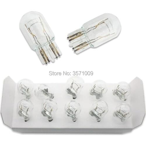 4Pcs/lot headlight halogen for 12066 CP 12V 21/5W W3*16d W21/5W T20 bulb blake light width lamp