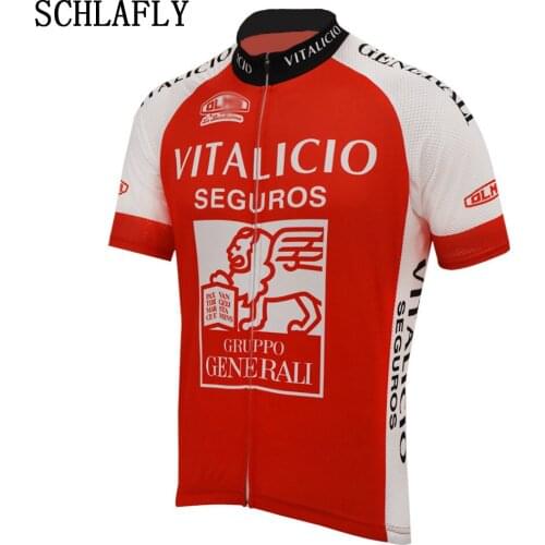 Italy red cycling jerseys summer short sleeve bike wear white blue jersey road jersey cycling clothing schlafly cycling top