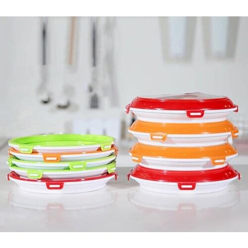 Creative Refrigeration Food Preservation Tray Kitchen Fruit Seafood Fresh Keeping Organizer Refrigerator Preservate Storage Tool