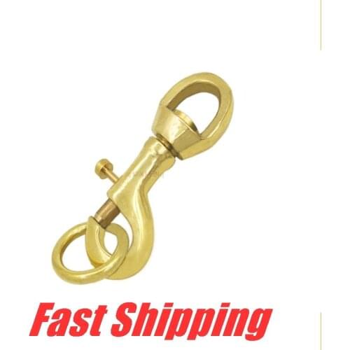 Solid Brass Flag Line Swivel snap Hook Ship signal flag hook for yacht boat sailing Attachment No Rust Hardware Accessories
