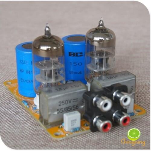 Updated Tube Amp Preamp 6N3 Vacuum Tube PreAmplifier SRPP circuit Board Finished board