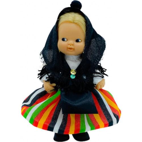 Aranesa Valley Aran dress and accessories for doll belly of famous doll not included. Made in Spain gift