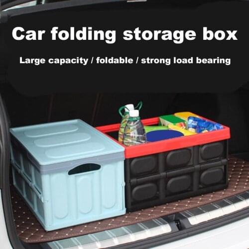 Portable Folding Car Trunk Grocery Storage Box Auto Vehicle Travel Container