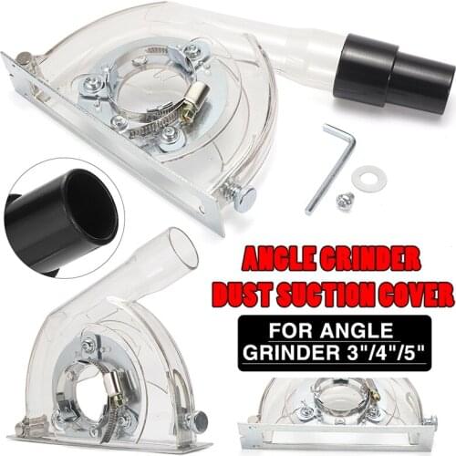 Clear Dust Shroud Guard Cutting Saw Blades Cover Grinding Cover for Angle Grinder 3"/4"/5" Cutting Dust Shroud Power Tools