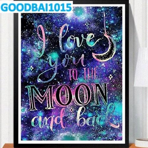 Sale 5D DIY Full Square/Round Diamond Painting Fine Flash Text Diamond Embroidery Landscape Mosaic Cross Stitch Kits Home Decor