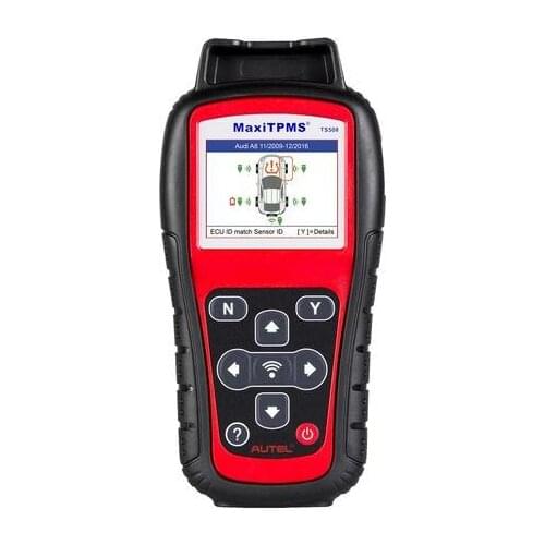 Autel MaxiTPMS TS508K Tire Pressure Monitoring System Reset TPMS Replacement Tool with 8pc Sensors
