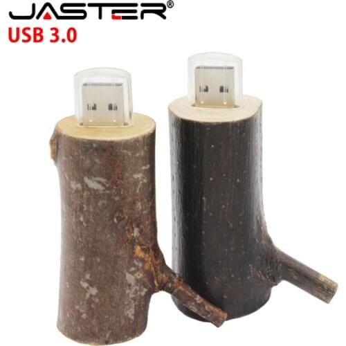 JASTER USB 3.0 novetly usb flash drive natural Wooden model tree branch memory stick pendrive 4GB 8GB 16GB 32GB thumb drive