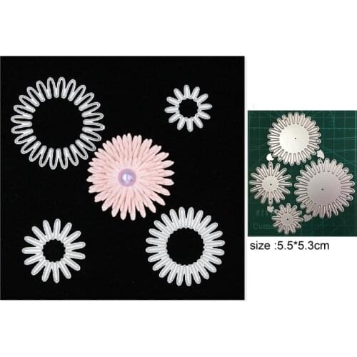 Wave circle Metal Die Cutting Dies Stencil For DIY Scrapbooking Album Paper Card Decor Craft Cards Decorative Crafts Embossing