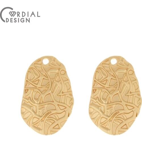 Cordial Design 50Pcs 21*31MM Jewelry Accessories/DIY Parts/Earrings Making/Matte Gold/Hand Made/Jewelry Findings & Components
