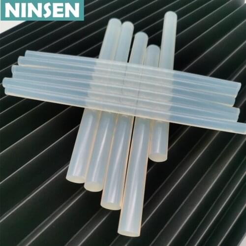 10pcs Non-Toxic Transparent Hot Melt Glue Stick Black High Adhesive 7mm/11mm Width For DIY Craft Repair Tool Dropshipping