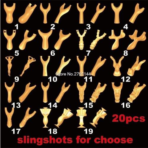 19pcs slingshots for choose Four axis 3D Model 3D STL for cnc STL format for printer Engraver ArtCam