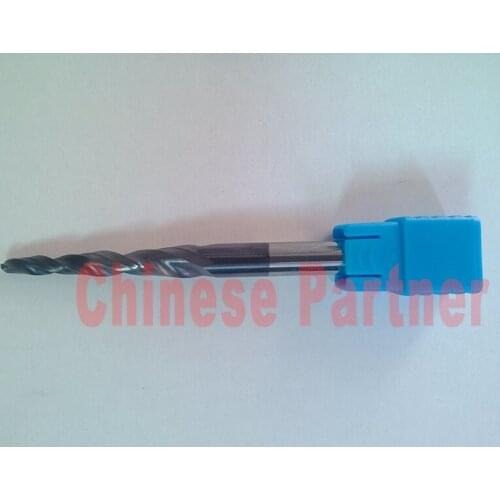 2pcs/lot R1*D6*45*85-HRC55 Tungsten solid carbide lengthen Tapered Ball Nose End Mills taper and cone milling cutter