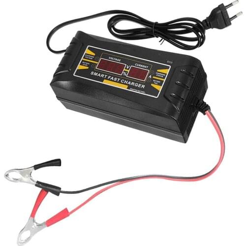 50% HOT SALES！！！Automatic Car Lead Acid Battery Charger 110V-220V to 12V 6A Smart Fast Charging