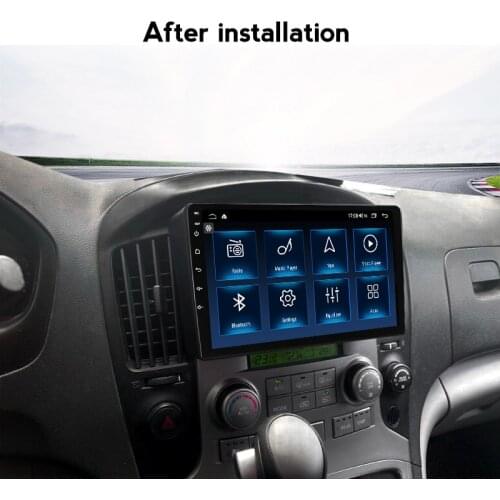 8-Core 128G ROM For hyundai h1 2007-2015 2 DIN 9 inch Android 10.0 car multimedia player Support Music AUX WIFI GPS Navigation
