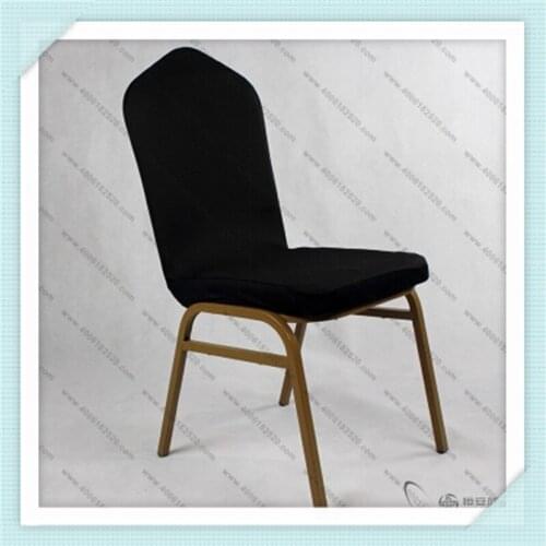 Free Shipping 4pcs/lot Black Color Universal Spandex Short Chair Covers Wedding Decoration Party Lycra Chair Covers Home Textile