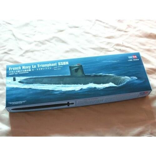 Hobby Boss 83519 1/350 Le Triomphant SSBN France Nuclear Submarine Model Kit TH06395-SMT6