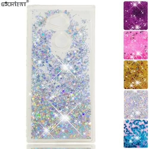 Glitter Case Sony Xperia XA2 Ultra Liquid Quicksand Silicone TPU Phone Cover H4213 H4223 H4233 H3223 H3213 Fitted Cases Funda
