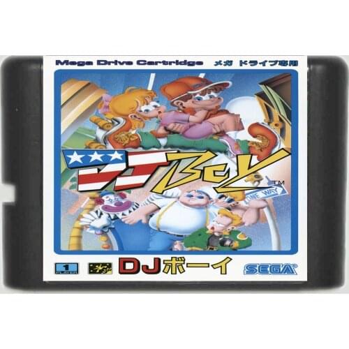 DJ boy 16 bit MD Game Card For Sega Mega Drive For Genesis
