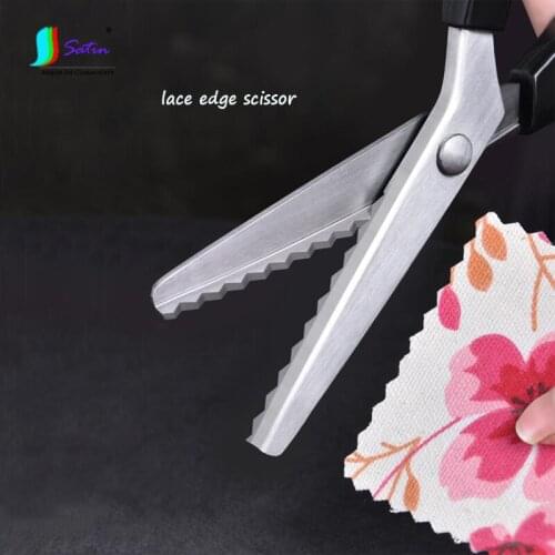 Home Diy Handmade Cut Tool Wave Round Teeth Spacing 3mm 5mm 7mm Lace Scissor S0154L