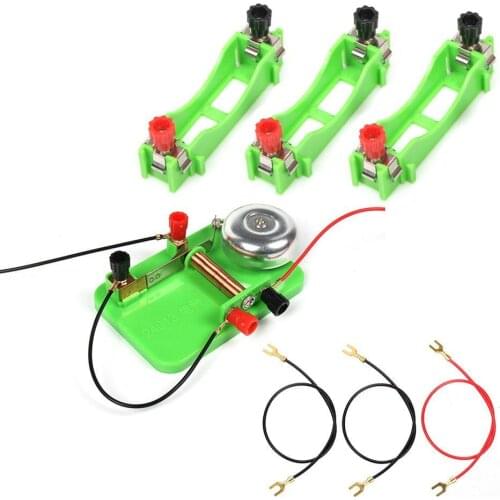 Electrical Trembler Bell Model Physical Science Experiment Kids Educational Toy Basic Circuit Electricity Learning Physics Toys