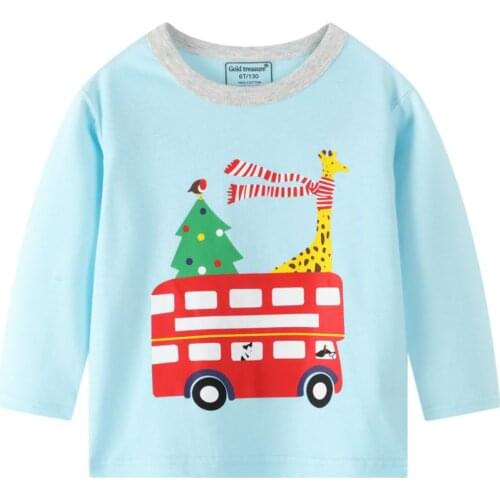 Spring and autumn baby long-sleeved pure cotton T-shirt tops boys bottoming shirt 1-7 years old childrens brand foreign trade c